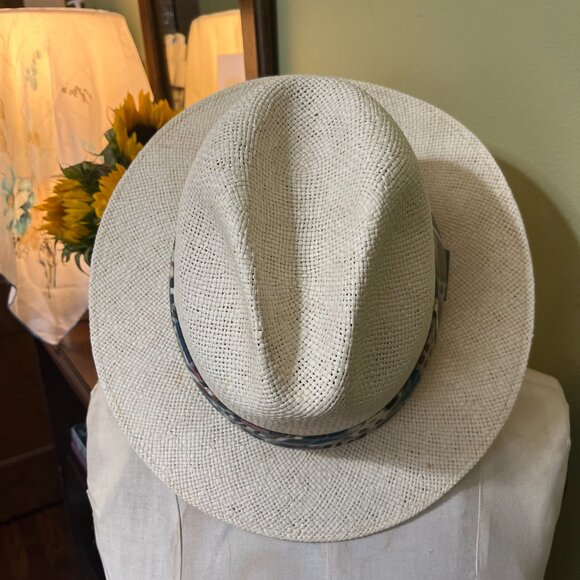 Vintage Chi Chi for Bollman Collection Straw Golf Hat - Picture 6 of 8